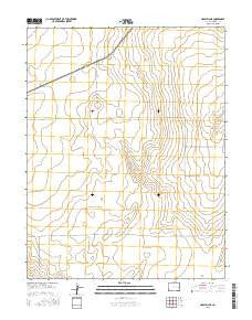 Haswell NE Colorado Current topographic map, 1:24000 scale, 7.5 X 7.5 Minute, Year 2016