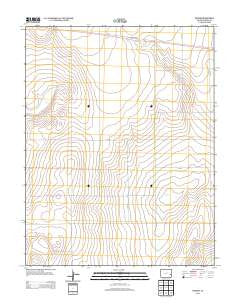 Hawkins Colorado Historical topographic map, 1:24000 scale, 7.5 X 7.5 Minute, Year 2013