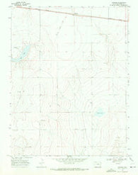 Hawkins Colorado Historical topographic map, 1:24000 scale, 7.5 X 7.5 Minute, Year 1968