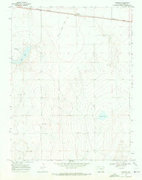Hawkins Colorado Historical topographic map, 1:24000 scale, 7.5 X 7.5 Minute, Year 1968