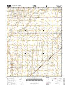 Hawley Colorado Current topographic map, 1:24000 scale, 7.5 X 7.5 Minute, Year 2016