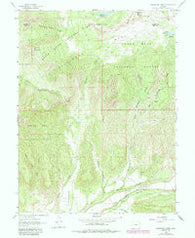 Hawxhurst Creek Colorado Historical topographic map, 1:24000 scale, 7.5 X 7.5 Minute, Year 1960