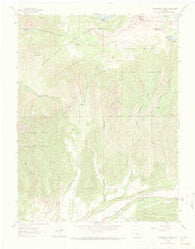 Hawxhurst Creek Colorado Historical topographic map, 1:24000 scale, 7.5 X 7.5 Minute, Year 1960