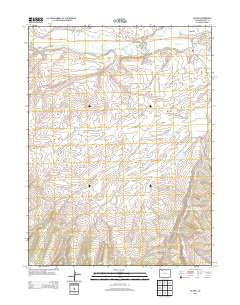 Hayden Colorado Historical topographic map, 1:24000 scale, 7.5 X 7.5 Minute, Year 2013