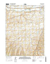 Hayden Colorado Current topographic map, 1:24000 scale, 7.5 X 7.5 Minute, Year 2016