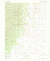 Hayden Butte Colorado Historical topographic map, 1:24000 scale, 7.5 X 7.5 Minute, Year 1969