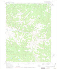 Hayden Gulch Colorado Historical topographic map, 1:24000 scale, 7.5 X 7.5 Minute, Year 1971