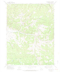 Hayden Gulch Colorado Historical topographic map, 1:24000 scale, 7.5 X 7.5 Minute, Year 1971