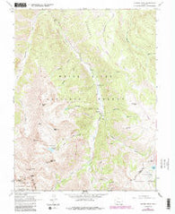 Hayden Peak Colorado Historical topographic map, 1:24000 scale, 7.5 X 7.5 Minute, Year 1960