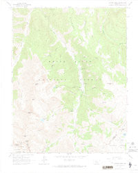 Hayden Peak Colorado Historical topographic map, 1:24000 scale, 7.5 X 7.5 Minute, Year 1960