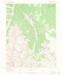 Hayden Peak Colorado Historical topographic map, 1:24000 scale, 7.5 X 7.5 Minute, Year 1960