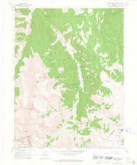 Hayden Peak Colorado Historical topographic map, 1:24000 scale, 7.5 X 7.5 Minute, Year 1960