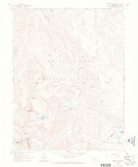 Hayden Peak Colorado Historical topographic map, 1:24000 scale, 7.5 X 7.5 Minute, Year 1960