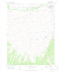 Hayden Colorado Historical topographic map, 1:24000 scale, 7.5 X 7.5 Minute, Year 1971
