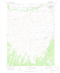 Hayden Colorado Historical topographic map, 1:24000 scale, 7.5 X 7.5 Minute, Year 1971
