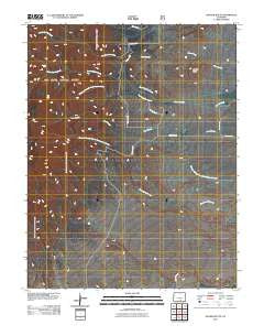 Hayden Butte Colorado Historical topographic map, 1:24000 scale, 7.5 X 7.5 Minute, Year 2011