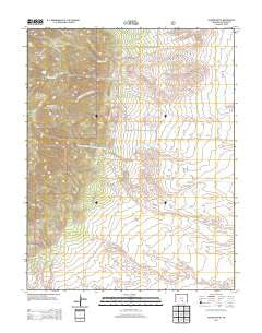 Hayden Butte Colorado Historical topographic map, 1:24000 scale, 7.5 X 7.5 Minute, Year 2013