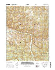 Hayden Gulch Colorado Current topographic map, 1:24000 scale, 7.5 X 7.5 Minute, Year 2016