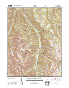 Hayden Peak Colorado Historical topographic map, 1:24000 scale, 7.5 X 7.5 Minute, Year 2013