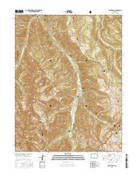 Hayden Peak Colorado Current topographic map, 1:24000 scale, 7.5 X 7.5 Minute, Year 2016