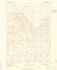 Haystack Butte Colorado Historical topographic map, 1:24000 scale, 7.5 X 7.5 Minute, Year 1953