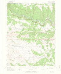 Haystack Rock Colorado Historical topographic map, 1:24000 scale, 7.5 X 7.5 Minute, Year 1962