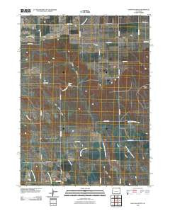 Haystack Butte Colorado Historical topographic map, 1:24000 scale, 7.5 X 7.5 Minute, Year 2010