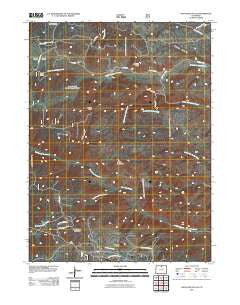 Haystack Gulch Colorado Historical topographic map, 1:24000 scale, 7.5 X 7.5 Minute, Year 2011