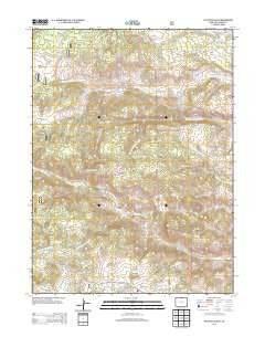 Haystack Gulch Colorado Historical topographic map, 1:24000 scale, 7.5 X 7.5 Minute, Year 2013