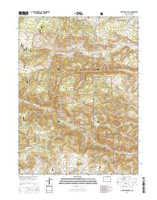 Haystack Gulch Colorado Current topographic map, 1:24000 scale, 7.5 X 7.5 Minute, Year 2016
