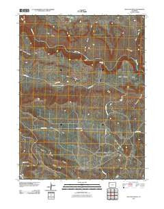Haystack Rock Colorado Historical topographic map, 1:24000 scale, 7.5 X 7.5 Minute, Year 2010