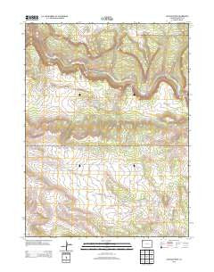 Haystack Rock Colorado Historical topographic map, 1:24000 scale, 7.5 X 7.5 Minute, Year 2013