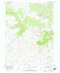 Hells Canyon Colorado Historical topographic map, 1:24000 scale, 7.5 X 7.5 Minute, Year 1954