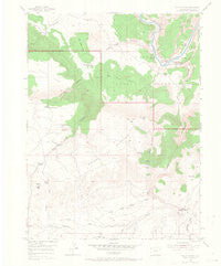 Hells Canyon Colorado Historical topographic map, 1:24000 scale, 7.5 X 7.5 Minute, Year 1954