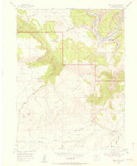 Hells Canyon Colorado Historical topographic map, 1:24000 scale, 7.5 X 7.5 Minute, Year 1954