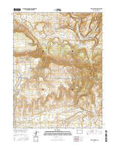 Hells Canyon Colorado Current topographic map, 1:24000 scale, 7.5 X 7.5 Minute, Year 2016