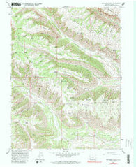 Henderson Ridge Colorado Historical topographic map, 1:24000 scale, 7.5 X 7.5 Minute, Year 1964