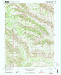 Henderson Ridge Colorado Historical topographic map, 1:24000 scale, 7.5 X 7.5 Minute, Year 1964
