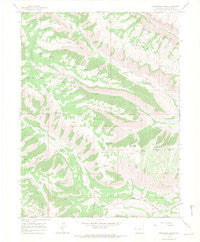 Henderson Ridge Colorado Historical topographic map, 1:24000 scale, 7.5 X 7.5 Minute, Year 1964