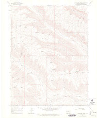 Henderson Ridge Colorado Historical topographic map, 1:24000 scale, 7.5 X 7.5 Minute, Year 1964