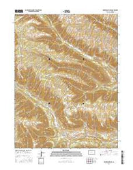 Henderson Ridge Colorado Current topographic map, 1:24000 scale, 7.5 X 7.5 Minute, Year 2016
