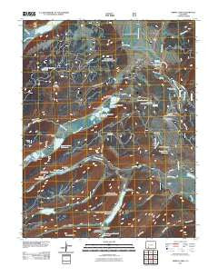 Hermit Lakes Colorado Historical topographic map, 1:24000 scale, 7.5 X 7.5 Minute, Year 2011