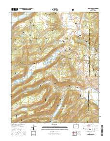 Hermit Lakes Colorado Current topographic map, 1:24000 scale, 7.5 X 7.5 Minute, Year 2016