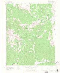 Hermosa Peak Colorado Historical topographic map, 1:24000 scale, 7.5 X 7.5 Minute, Year 1960