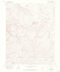 Hermosa Peak Colorado Historical topographic map, 1:24000 scale, 7.5 X 7.5 Minute, Year 1960