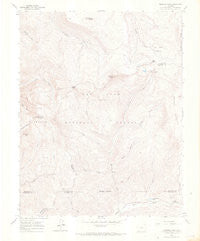 Hermosa Peak Colorado Historical topographic map, 1:24000 scale, 7.5 X 7.5 Minute, Year 1960