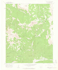 Hermosa Peak Colorado Historical topographic map, 1:24000 scale, 7.5 X 7.5 Minute, Year 1960