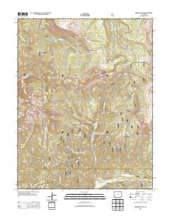 Hermosa Peak Colorado Historical topographic map, 1:24000 scale, 7.5 X 7.5 Minute, Year 2013