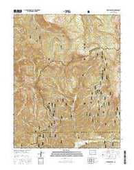 Hermosa Peak Colorado Current topographic map, 1:24000 scale, 7.5 X 7.5 Minute, Year 2016