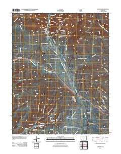 Hesperus Colorado Historical topographic map, 1:24000 scale, 7.5 X 7.5 Minute, Year 2011